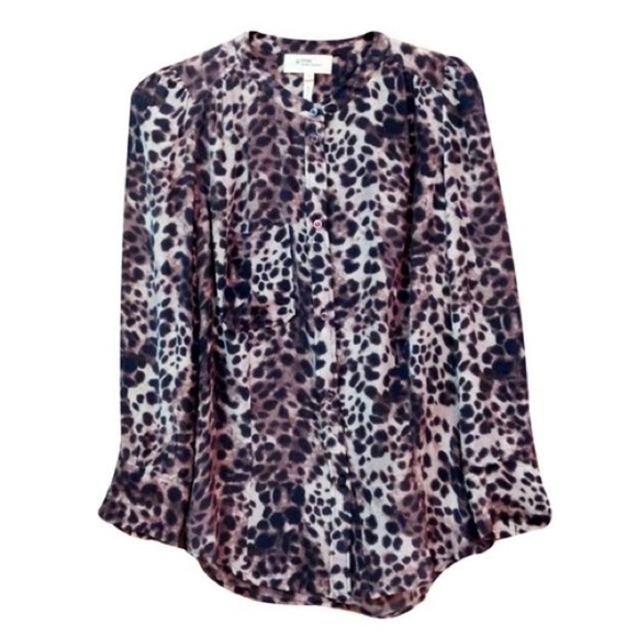 Ètoile Isabel Marant Woman’s Cheetah Print Silk Top Size 1/Small - Picture 1 of 7